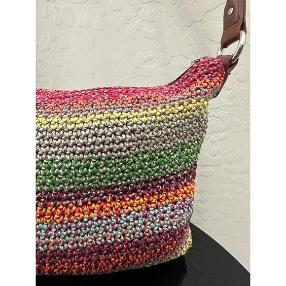 THE SAK | Multicolor Crochet Shoulder Bag Boho Woven Purse - Picture 4 of 7